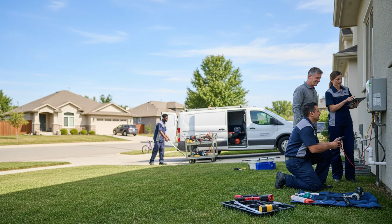 Tankless water heater service in Baden, PA